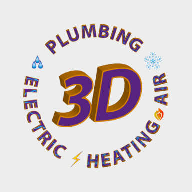 3D Plumbing, Electric, Heating and Air logo