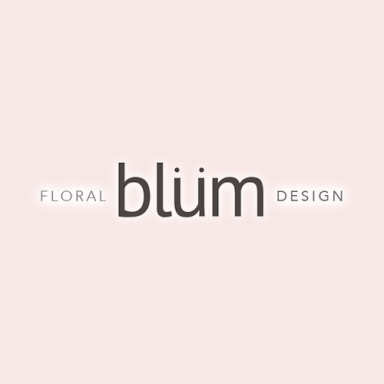 Blüm, Design in Flowers logo