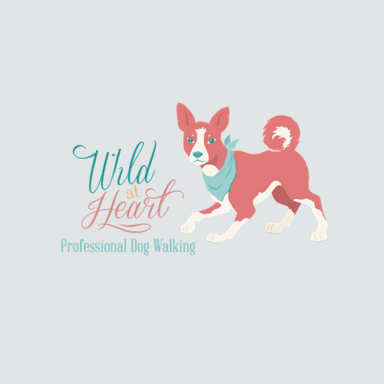 Wild at Heart Professional Dog Walking logo