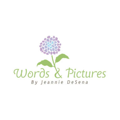 Words & Pictures by Jeannie DeSena logo