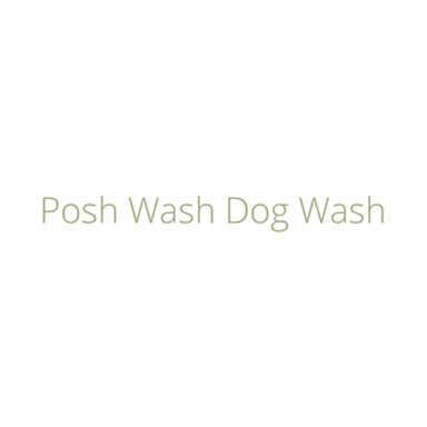 Posh Wash Dog Wash logo