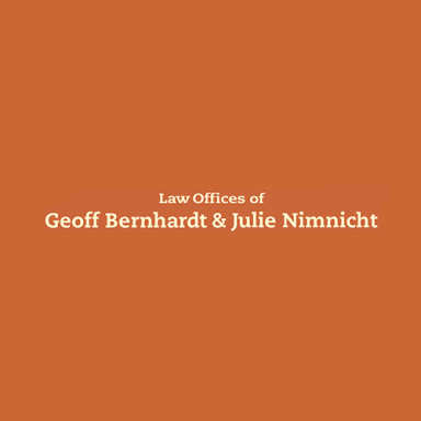 Law Offices of Geoff Bernhardt & Julie Nimnicht logo