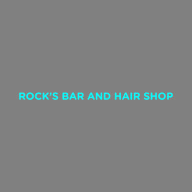 Rock's Bar and Hair Shop logo