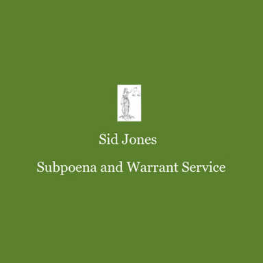 Sid Jones Subpoena and Warrant Service logo