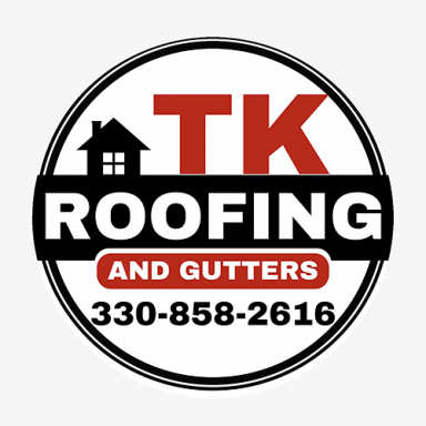 TK Roofing & Gutters logo