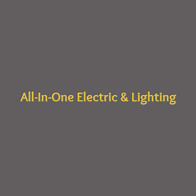 All-In-One Electric & Lighting logo