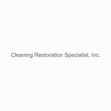 Cleaning Restoration Specialist logo