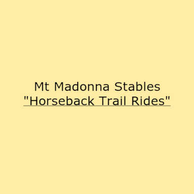 Mt Madonna Stables logo