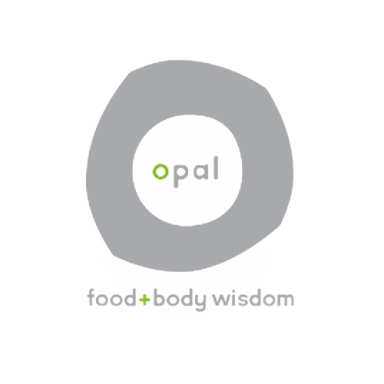 Opal: Food + Body Wisdom logo