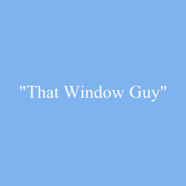 That Window Guy logo