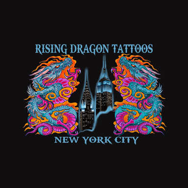 Rising Dragon Tattoos logo