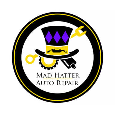 Mad Hatter Auto Repair logo