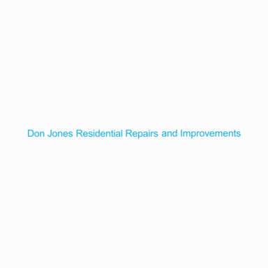 Don Jones Residential Repairs and Improvements logo