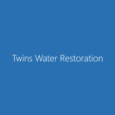 Twins Water Restoration logo