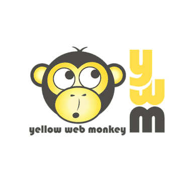 Yellow Web Monkey logo