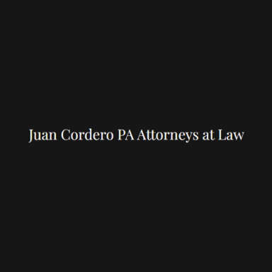 Juan Cordero PA Attorneys at Law logo