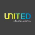 United Print. Signs. Graphics. logo