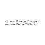amo Massage Therapy at Lake Breeze Wellness logo