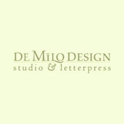 De Milo Design Studio & Letterpress logo