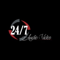 24/7 Audio Video logo