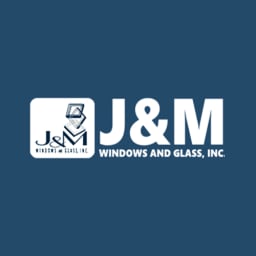 J&M Windows and Glass, Inc. logo