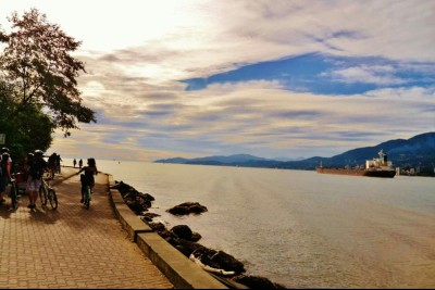 Biking in spring time
