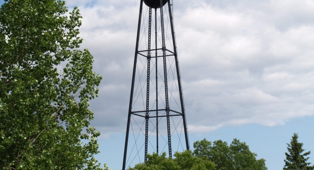 Winnipeg Beach Canadian Pacific Railway Water Tower