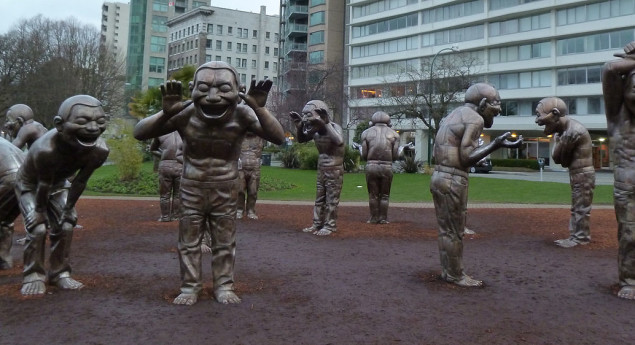A-maze-ing Laughter Sculptures