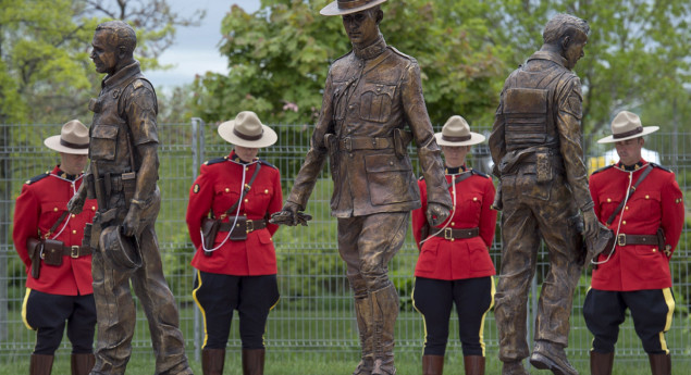 Honour Garden - RCMP Monument
