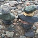 Inuksuk on the shore