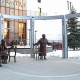 Famous 5 Statue in Olympic Plaza Calgary