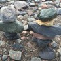 Inuksuk on the shore