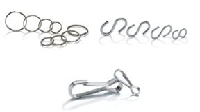 Simplex hooks, S-hooks and rings