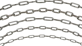 Stainless steel welded chain
