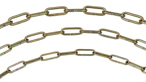 Low carbon steel welded chain - DIN 5685-1 (long link)