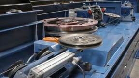 Reinforcing wire cold rolling lines