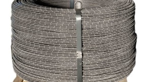 Triangular section steel wire with for gratings