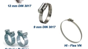Bands, bolt clamps and cable glands for clamping and cabling