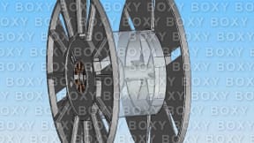 Mechanical take apart spool with central bolt Z2