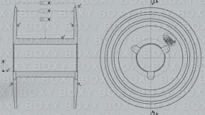 Forged reel for high-resistance steel wire - BTE/F
