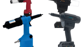 Cordless and hydraulic-pneumatic rivet gun and inserting machines