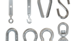 Stainless steel and galvanized steel accessories for chains