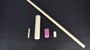 Ceramic rods in aluminum oxide