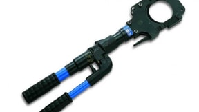 Industrial strength hydraulic cutting tools for copper, aluminum and telecommunications cables