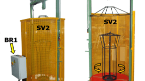 Base rotante per svolgitore statico mod. BR1