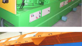 Линии сухого волочения с горизонтальными и вертикальными кабестанами.