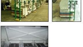 Stainless steel wire cleaning, degreasing and salting lines