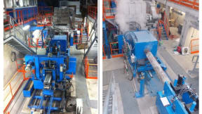 Complete Casting Lines (continuous and semi-continuous) for the production of billets and slabs of non-ferrous metals