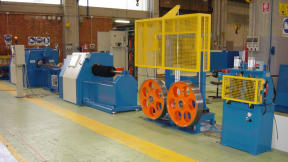 Cable wrapping machines