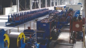 Open profile production lines
